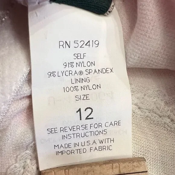 NWT Lauren Ralph Lauren Floral One-Piece Swimsuit Size 12 (W51) - Picture 4 of 13